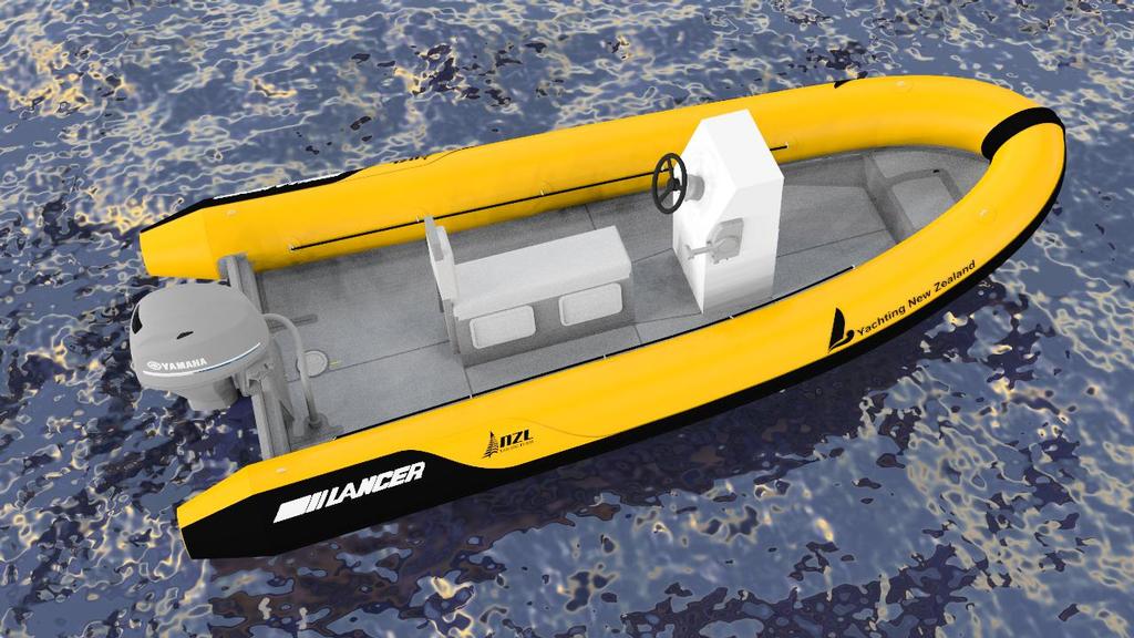 Lancer and Yamaha have combined to develop the new Yachting NZ coach boat © Lancer Industries. www.lancer.co.nz